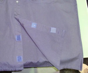 EOTAC Garage Shirt - lower button detail