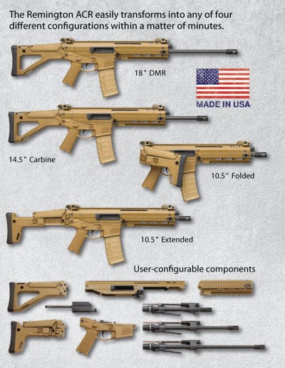 For a time it was under development at Freedom Group company Bushmaster but 