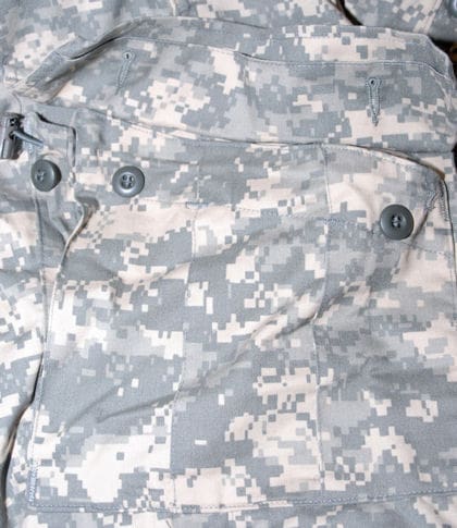 ACU Trousers now feature buttons
