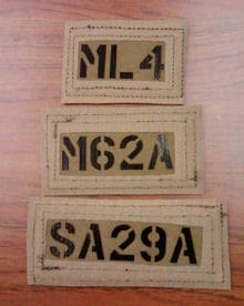 IR Callsign Patch (Tan Side) from Tidewater Tactical