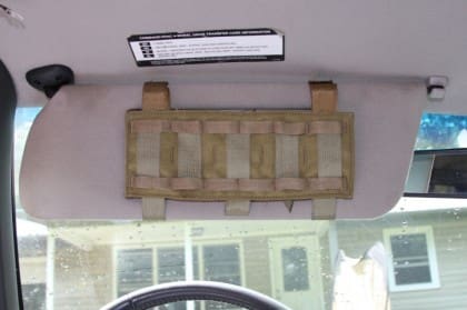 The WAMP Attached to a Sun Visor