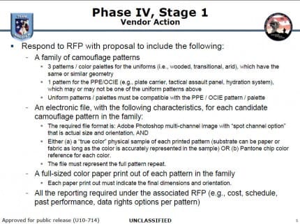 Vendor actions for Stage 1