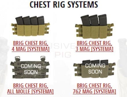 PIG Systema Chest Rigs