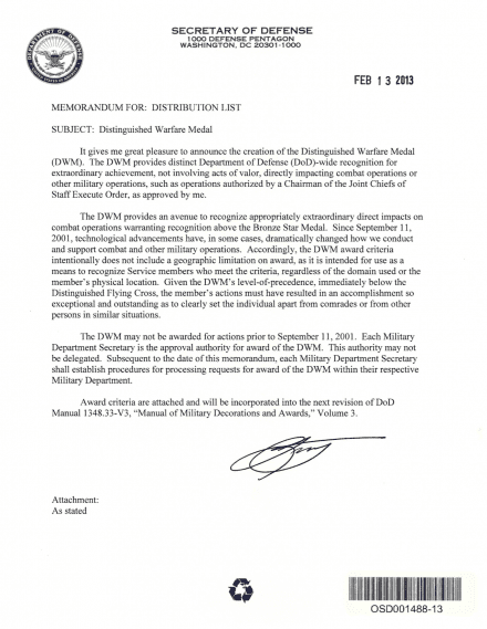 DWM Memo
