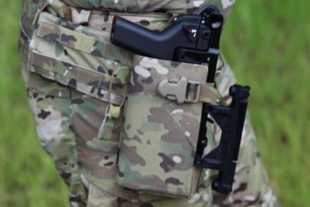 M320 holstered