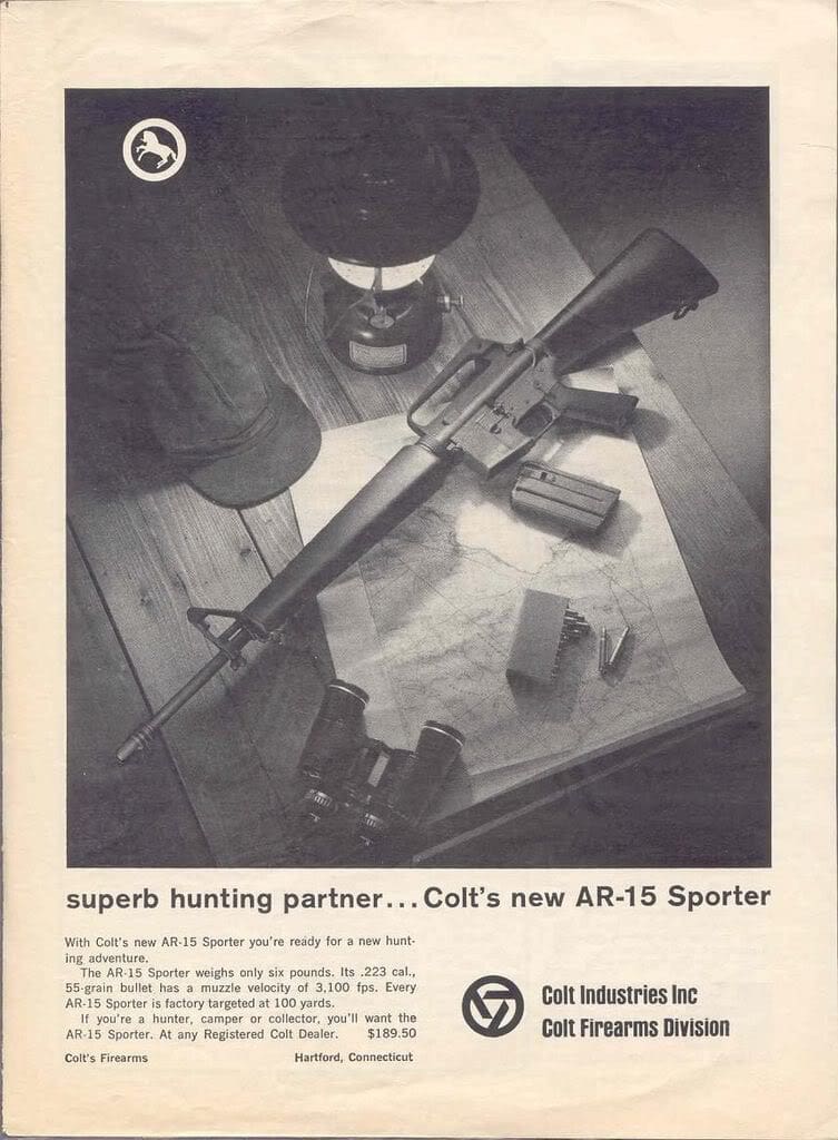 Image result for original AR-15 advertisement