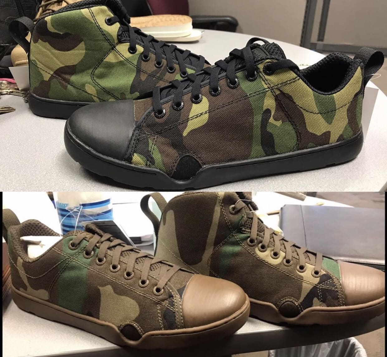 woodland camo shoes