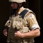 UK enhanced Mark 7 helmet and Osprey Assault body armour