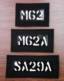 IR Callsign Patch (Black Side) from Tidewater Tactical