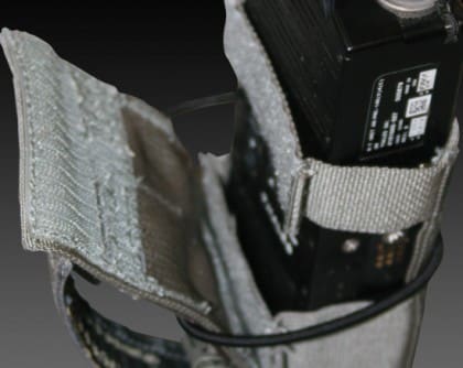 Bulldog Equipment's MBITR Pouch, Velcro Feature