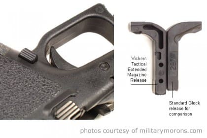 Vickers Extended Mag Release 