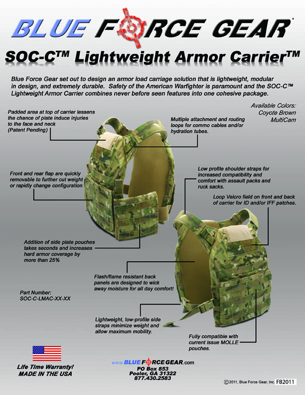 Sneak Peek of Blue Force Gear's New Plate Carrier - Soldier