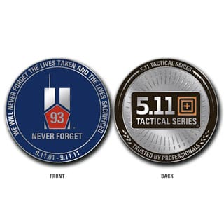 5.11 Tactical Patch 9/11 Memorial and 9-11 Memorial Wallet NEW 2 items 1 Price!!