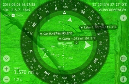 spyglass geocaching tac compass viewfinder