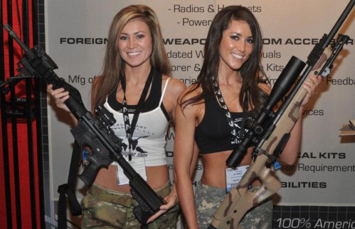 SHOT Show Booth Babes from the 2010 Show