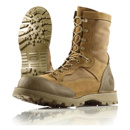 rugged combat boots