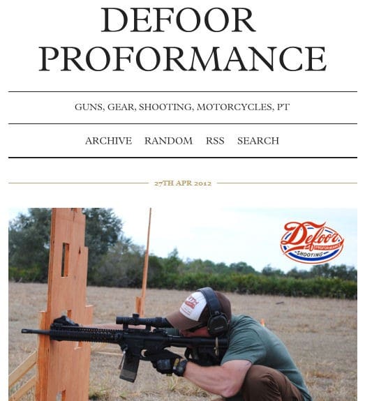 Defoor Rifle Kyle Defoor Gets Bitten by the Tumblr Bug | Soldier Systems Daily ...