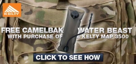 FREE CamelBak with Kelty MAP 3500 Purchase from Amron - Soldier