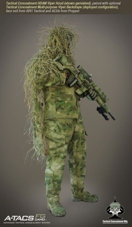 Now Available A-TACS FG Camo Sniper Gear from Tactical Concealment 