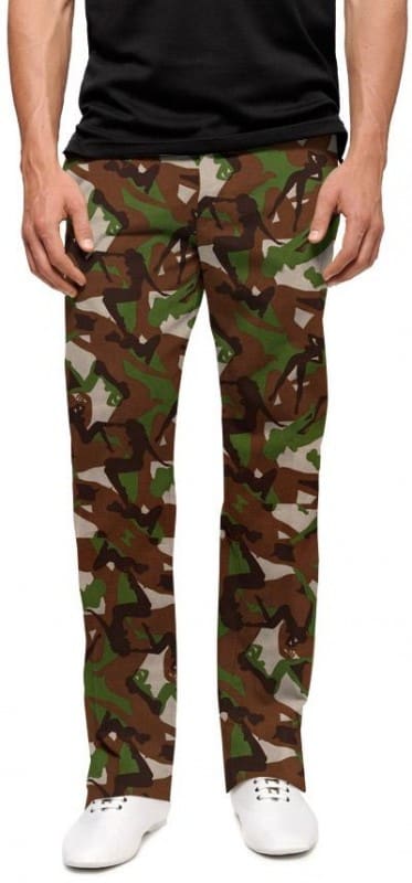 camouflage golf pants