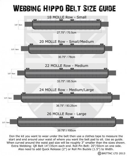 Hippo Size Guide