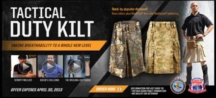 5.11 Tactical Duty Kilt Available for Limited Time - Soldier Systems Daily