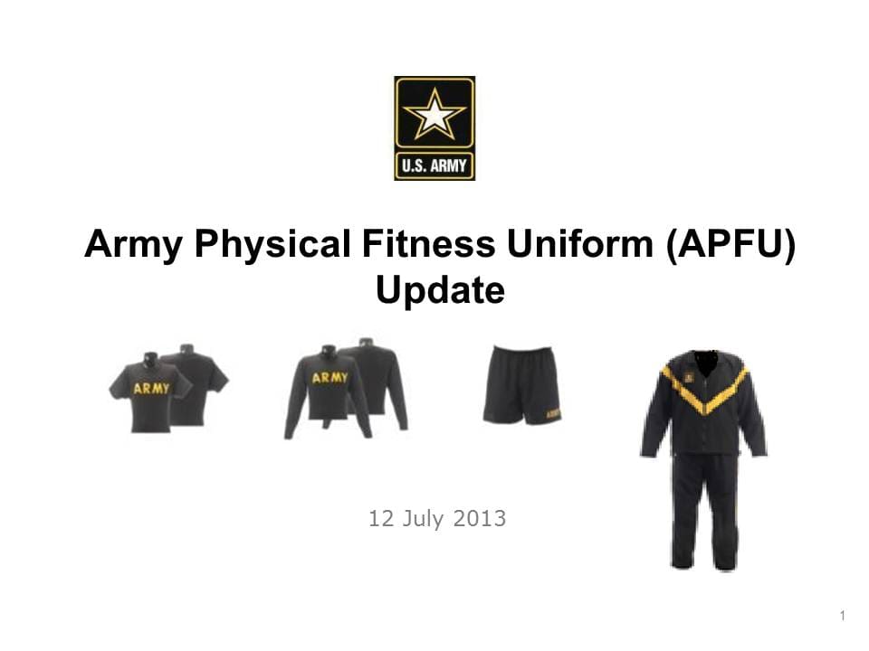 Army Pt Uniform Regulation 2022 Temperature Guide