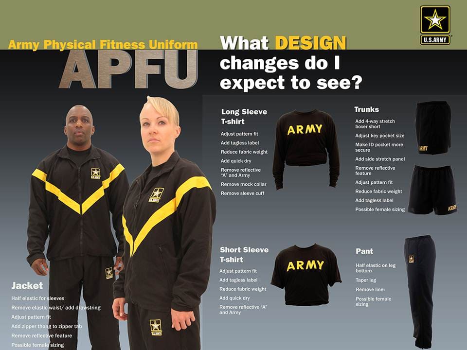 US Army PT Physical Fitness Shorts/Pants Black Yellow/Gold APFU CHOOSE SIZE
