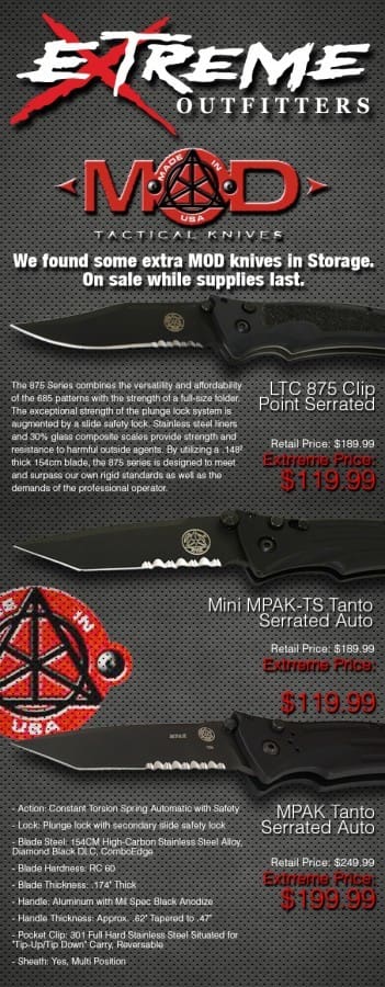 Closeout Knife Newsletter