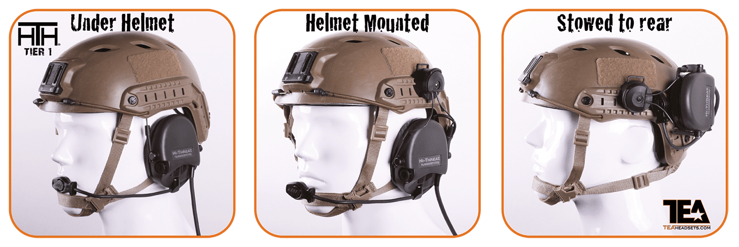 Under helmet sale headphones