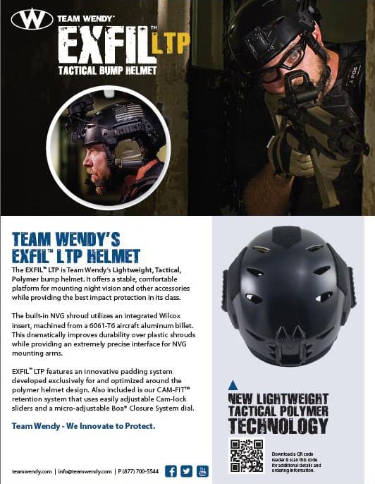 Team Wendy LTP Helmet Now Available - Soldier Systems Daily