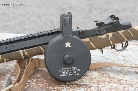 X-Products-Drum-Magazines-X-14-next-to-M1A