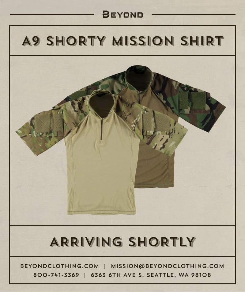 Beyond Clothing – A-9 Shorty Mission Shirt - Soldier Systems Daily
