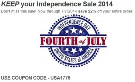Keeping Your Independence Sale