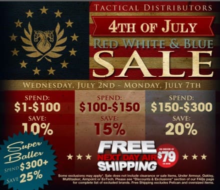 TD 4th of July Sale