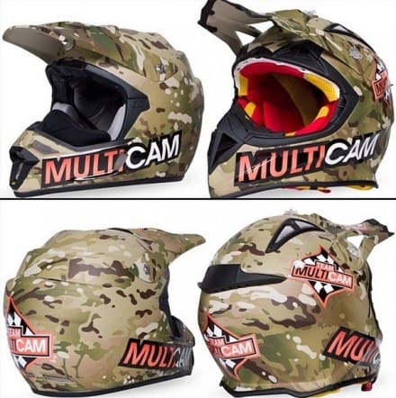 Team MultiCam Helmets