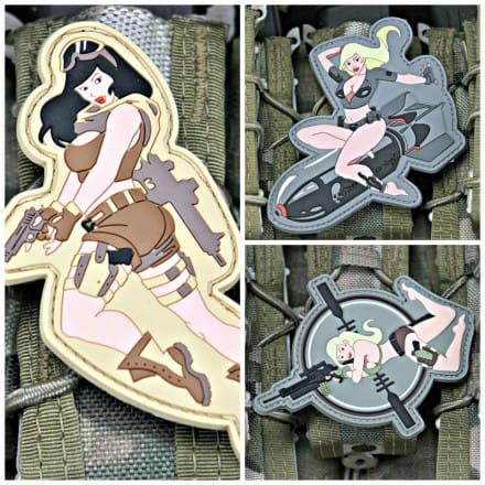 Combat Pinup Girls Patches