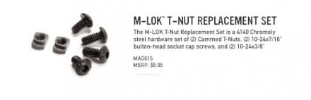 M-LOK Replacement T-nut set