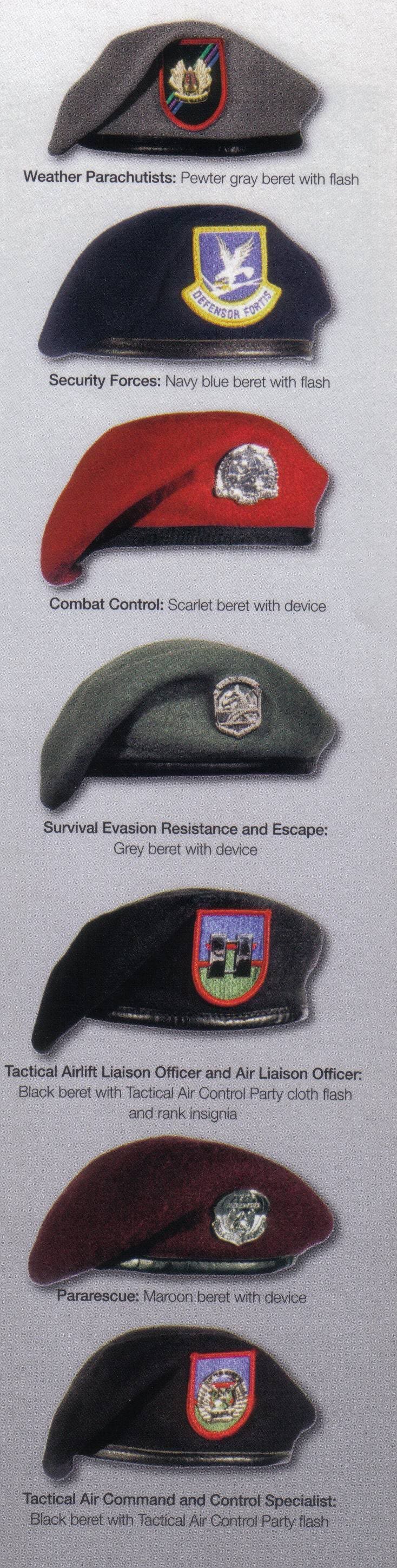 Decoding Those Air Force Berets Soldier Systems Daily