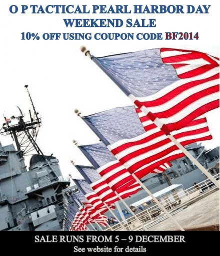 Pearl Harbor Day Sale 2014