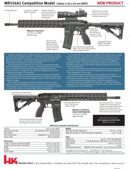 MR556A1 Competition Rifle pdf
