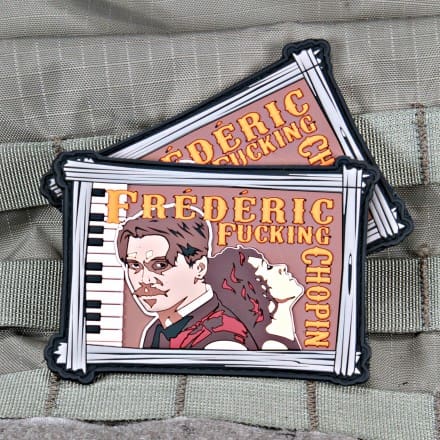 Frederic Fucking Chopin Tombstone Morale Patches