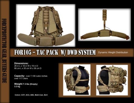 FOR105 TACPAK W DWD-1