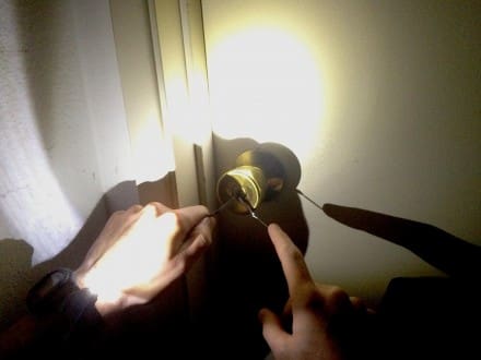 watch flashlight lock pick