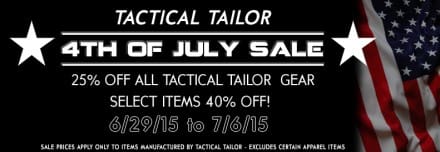 4th of July Sale 2015