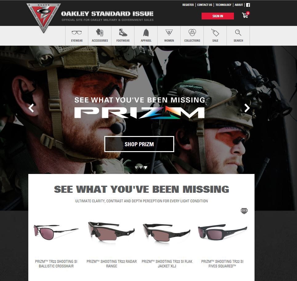 oakley si website