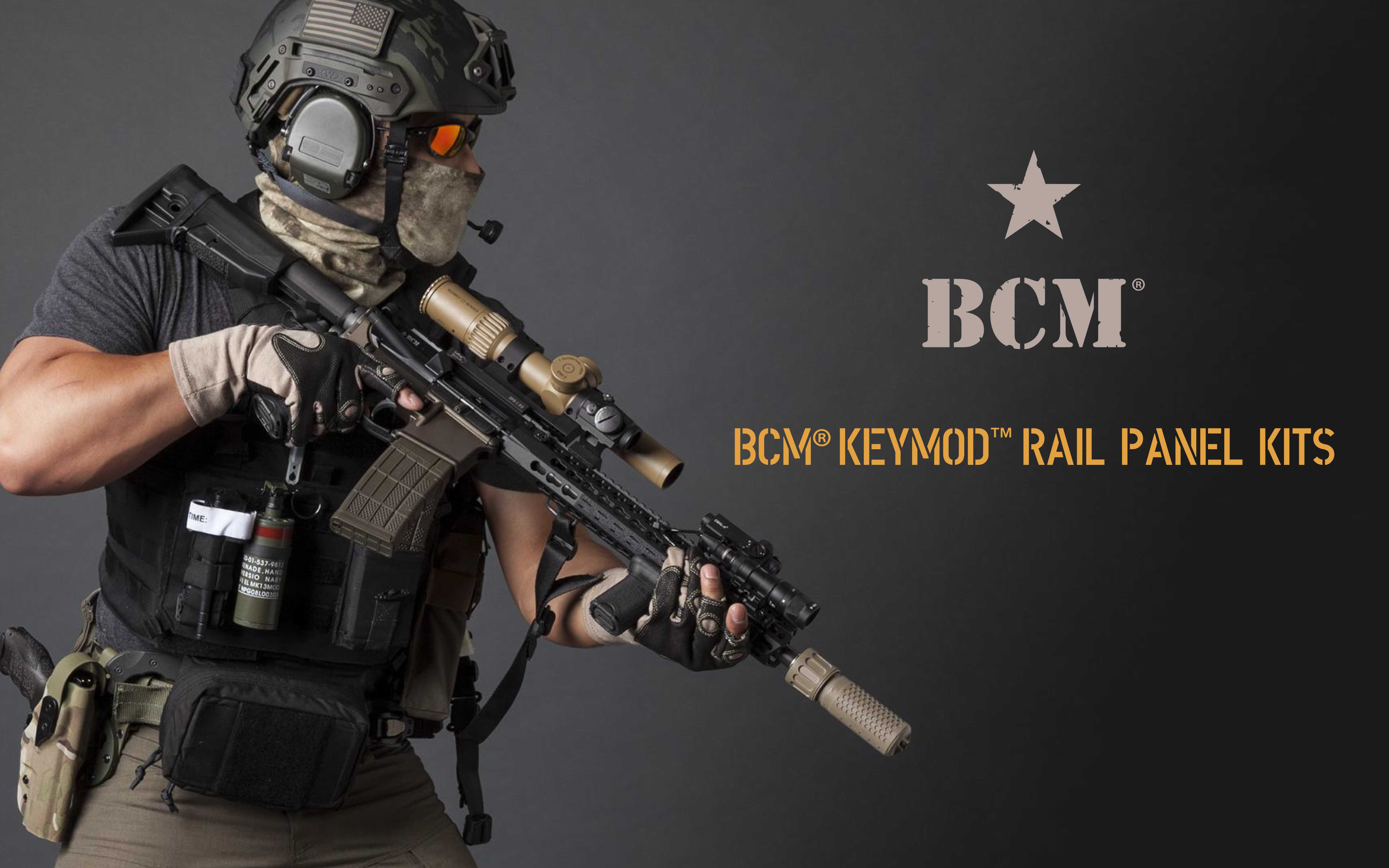 BCM GUNFIGHTER KMR Alpha KeyMod Modular Rail for AR15 Rifles (Length: 15