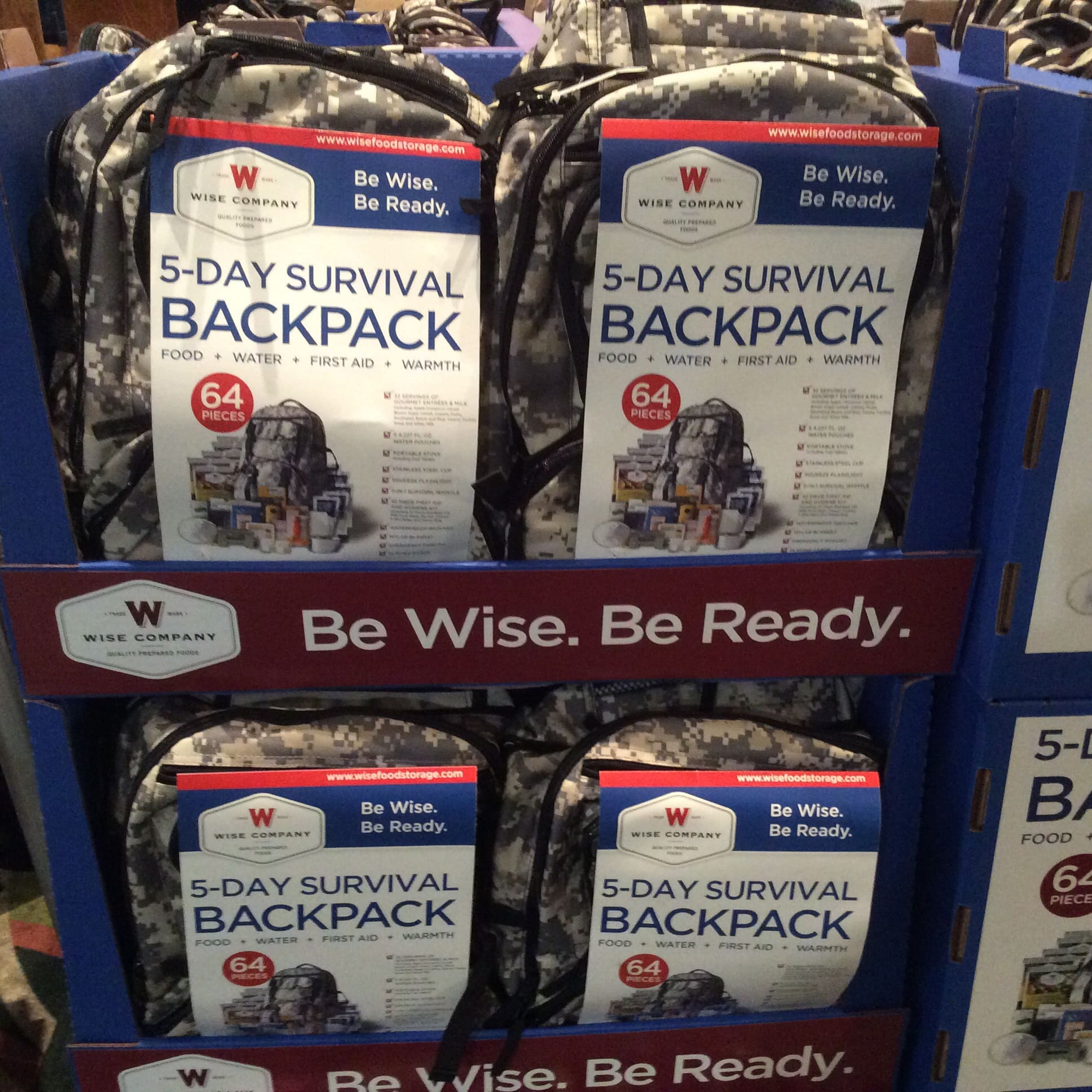 Wise Company 5-Day Survival Backpack - Camouflage