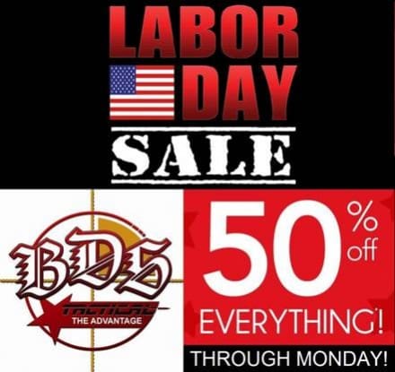 BDS Tactical Labor Day Sale