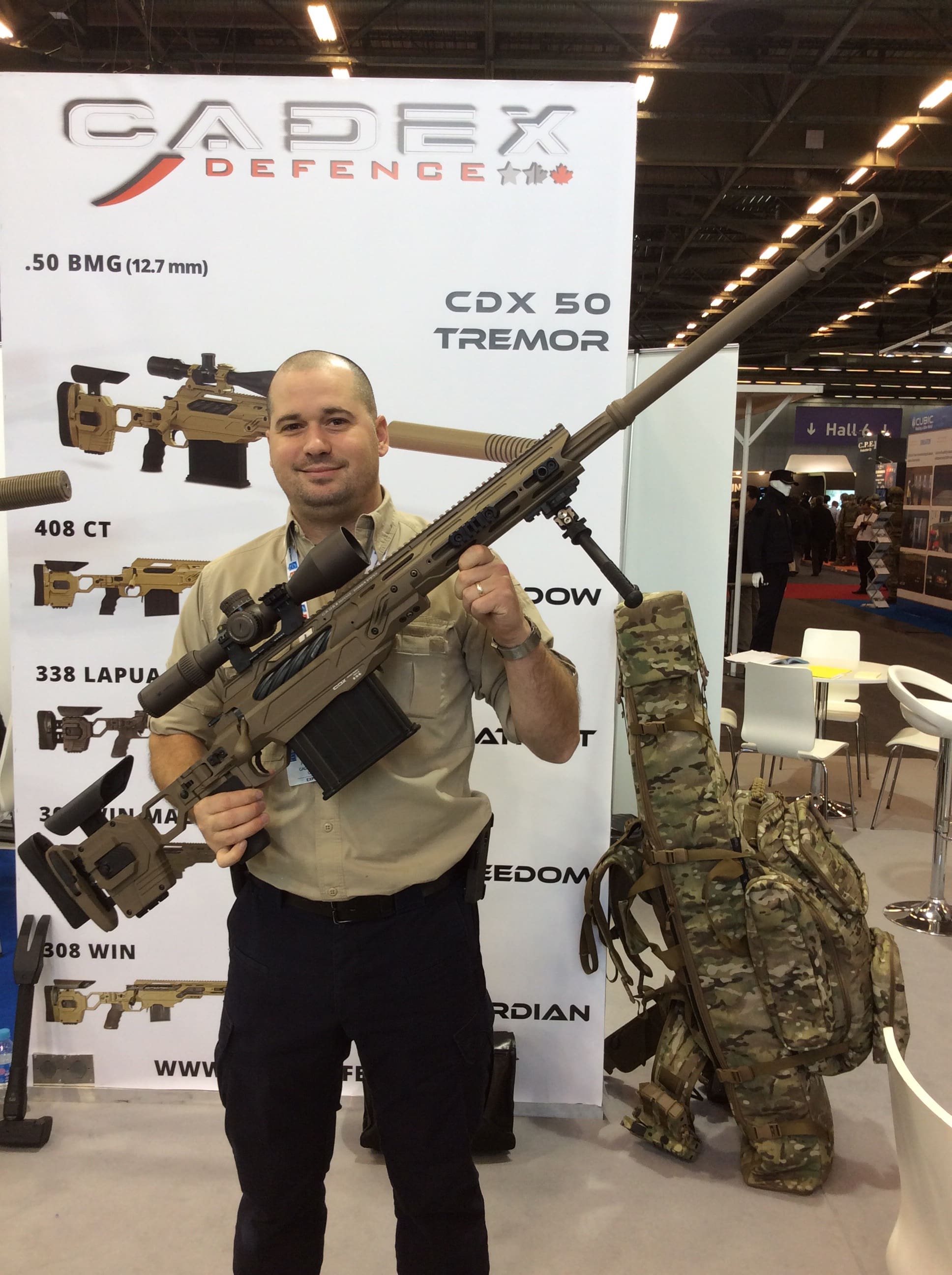 Milipol - Cadex Debuts CDX-50 Tremor  Soldier Systems Daily Soldier  Systems Daily